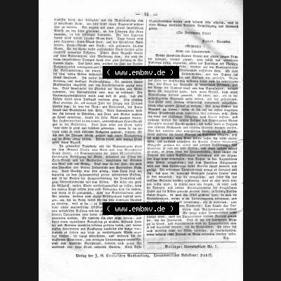 Morgenblatt 1832, Montag, 16 Januar, Nr. 13, Seite 52, Kritik und Theaterfreiheit. Das Digitale Bild / Foto der relativ wertvollen „Morgenblatt für... Sammlung