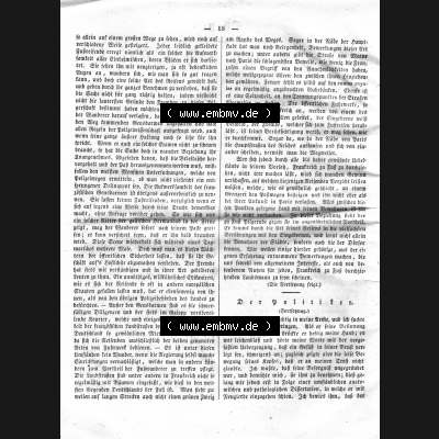 Morgenblatt 1832, 6 Januar, Nr. 5, Seite 18, Artikel „Für deutsche Fußreisende in Frankreich“ und „Der Politiker“.... Sammlung