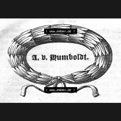 Morgenblatt 1832, Montag 16 Januar, Nr. 7, Seite 28, A. D. Humboldt. Das Digitale Bild / Foto der relativ wertvollen „Morgenblatt für... Sammlung