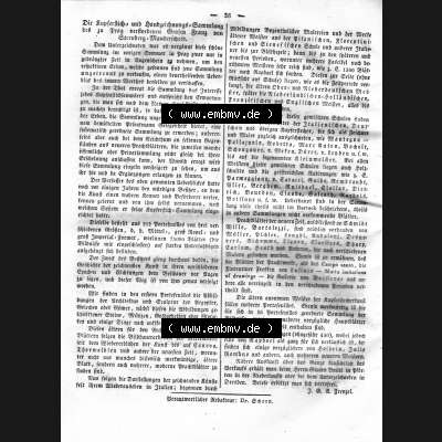 Morgenblatt 1832, Donnerstag 2 Februar, Nr. 9, Seite 36, Kunst-Blatt, Monogrammkunde. Das Digitale Bild / Foto vom Kunstblatt der relativ wertvollen „Morgenblatt... Sammlung
