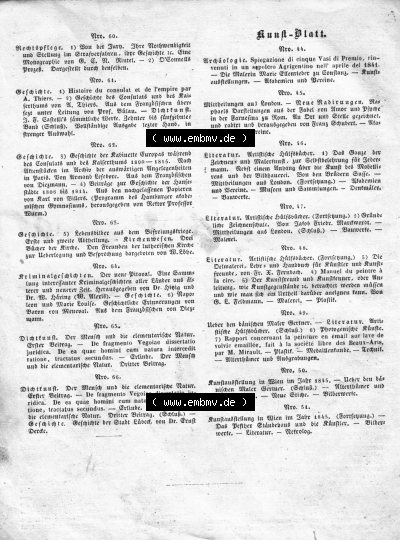 Morgenblatt für gebildete Leser 1845, Seite 4. Juni, Inhalt der Morgenblatt für Juni 1845. Sammlung
