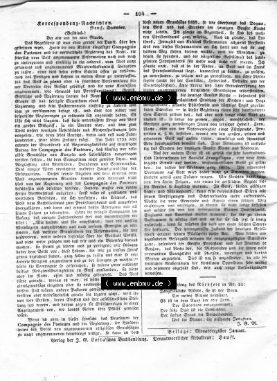 Morgenblatt 1832, Dienstag, 31. Januar, Nr. 26, Seite 104, Korrespondenz Nachrichten. Sammlung