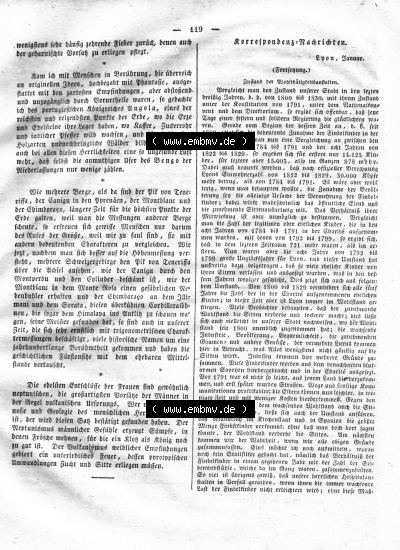 Morgenblatt 1832, Sonnabend, 4. Februar, Nr. 30, Seite 119, Die Musiker und Korrespondenz Nachrichten. Sammlung