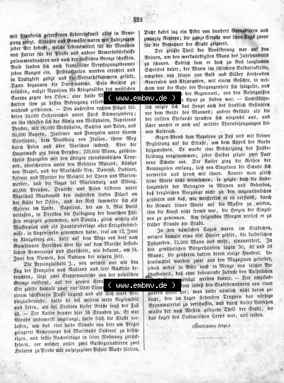 Morgenblatt für gebildete Leser 1845, Montag, 2. Juni, Nr. 131, Seite 522, Erinnerungen aus den Kriegsjahren 1812-1815. Sammlung