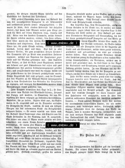Morgenblatt für gebildete Leser 1845, Freitag, 6. Juni, Nr. 135, Seite 538, Erinnerungen aus den Kriegsjahren 1812-1815. Sammlung