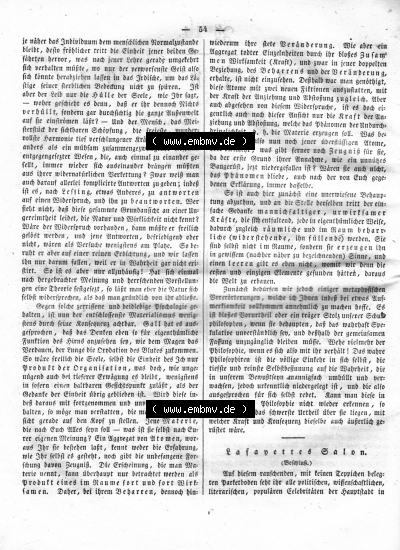 Morgenblatt 1832, Dienstag, 17 Januar, Nr. 14, Seite 54, Psychologische Briefe von Fichte. Sammlung