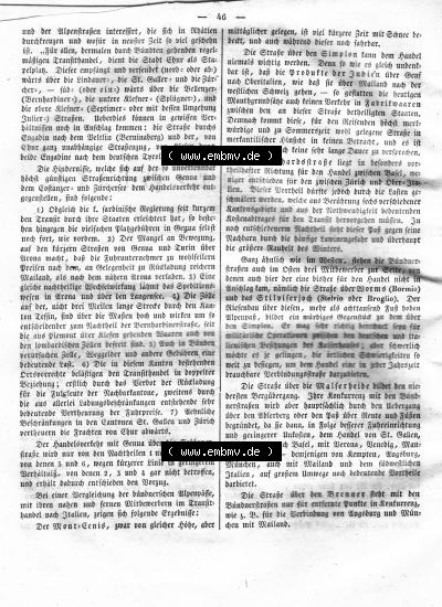 Morgenblatt 1832, Mittwoch 1 Februar, Nr. 12, Seite 46, Artikel Länder und Völkerkunde. Sammlung
