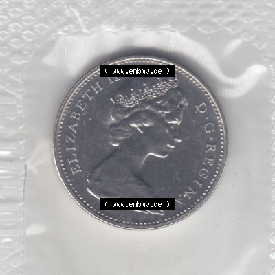 Kanada / Canada Umlaufmünze 1965-1978, 5 Cent 1976. Hier befindet sich die Rückseite einer Umlaufmünze 1976 aus Kanada als... Sammlung