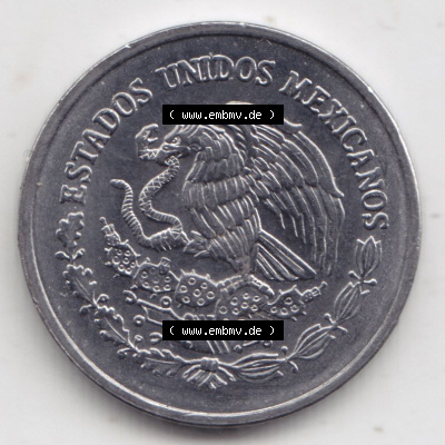 Münzen Mexiko / Mexico 1992-2002, 5 Centavos 1998. Hier befindet sich die Rückseite einer Umlaufmünze aus Mexiko / Mexico als... Sammlung