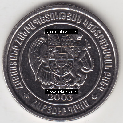 Münze Armenien 2003-2003, 100 Dram (2) Sammlung