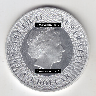 Münze Australien 2016, 1 Dollar Känguru Silbermünze (2) Sammlung