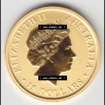 Münze Australien Goldmünze Känguru Nugget 2013-2013, 15 Dollars (2) Sammlung