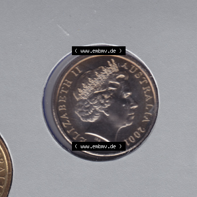 Münze Australien Umlaufmünze 2001, 5 Cent (2) Sammlung