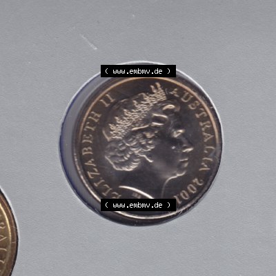 Münze Australien Umlaufmünze 2001, 5 Cent (2) Sammlung