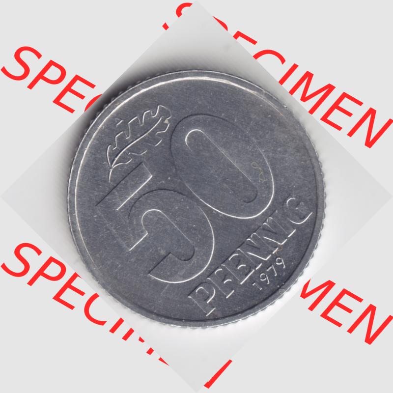 1958-1990, 50 Pfennig, Münzen-Vorderseite der 50 Pfennig Deutschland der DDR, der Deutschen Demokratischen Republik, die DDR Münzen können auf EMBMV im Katalog katalogisiert... Sammlung