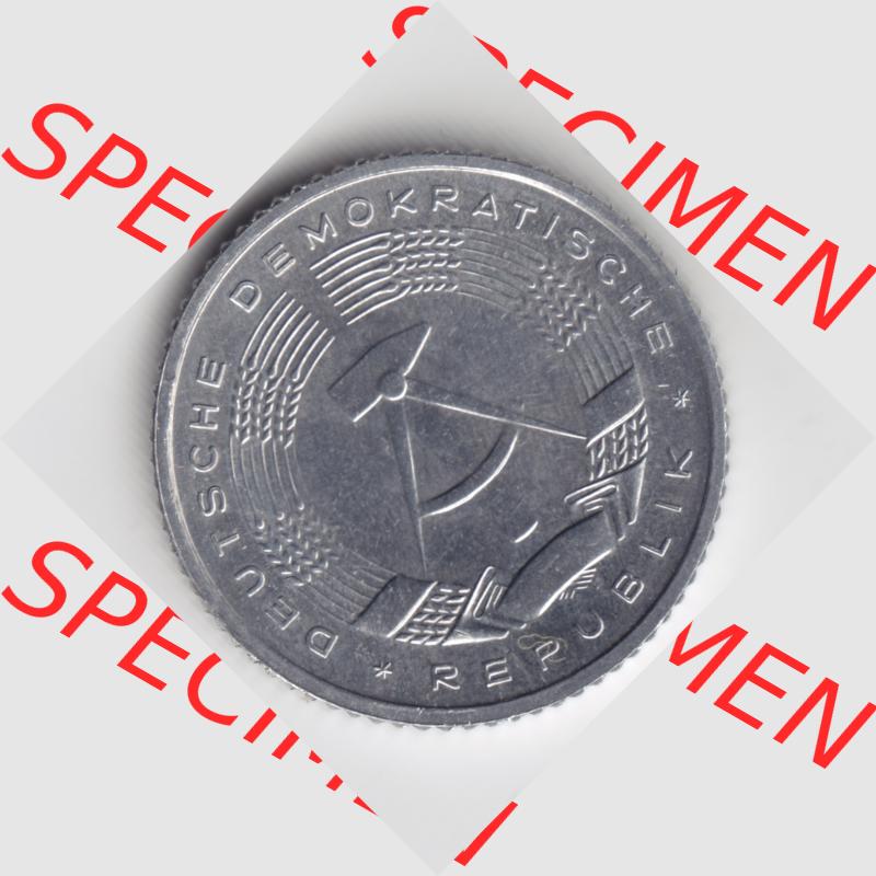 1958-1990, 50 Pfennig, Münzen-Rückseite der 50 Pfennig Deutschland der DDR, der Deutschen Demokratischen Republik, die DDR Münzen können auf EMBMV im Katalog... Sammlung