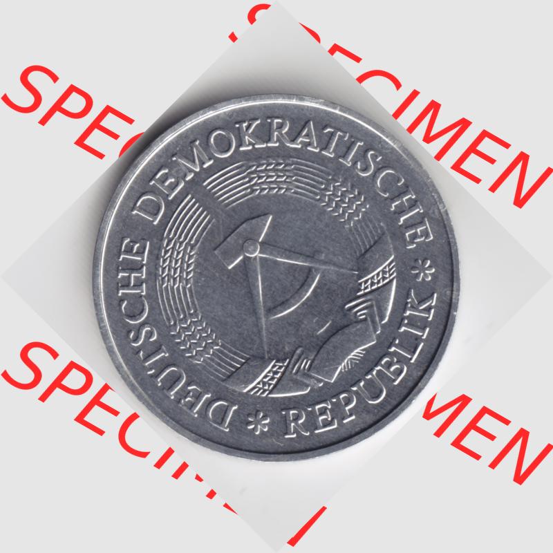 1962-1990, 1 Mark, Münzen-Rückseite des 1 Mark-Stückes aus Deutschland der DDR, der Deutschen Demokratischen Republik, die DDR Münzen können auf EMBMV im... Sammlung
