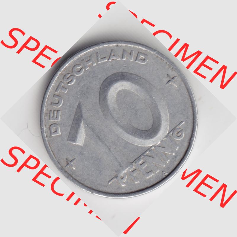 1950, A 50 Pfennig Münze Deutschland der DDR, der Deutschen Demokratischen Republik, die DDR Münzen können auf EMBMV im Katalog katalogisiert und verwaltet werden. Sammlung