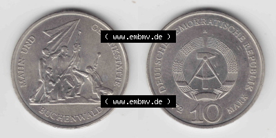 10 Mark Gedenkmünze der DDR Sammlung