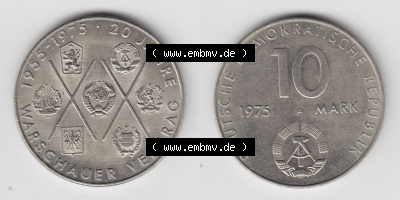 10 Mark Gedenkmünze der DDR Sammlung