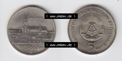 5 Mark Gedenkmünze Sammlung