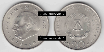 20 Mark Gedenkmünze der DDR Sammlung