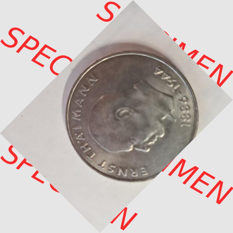 DDR 20 Mark Gedenkmünze 1971, Ernst Thälmann aus DDR Münzen Sammlung. (1) Sammlung