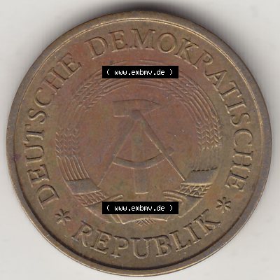 DDR Münze 1969-1990 Umlaufmünze / Kursmünze 1969-1990, 20 Pfennig 1969-2, DDR-Telefonmünze. Vorderseite der 20 Pfennig Münzen der DDR, die schweren... Sammlung