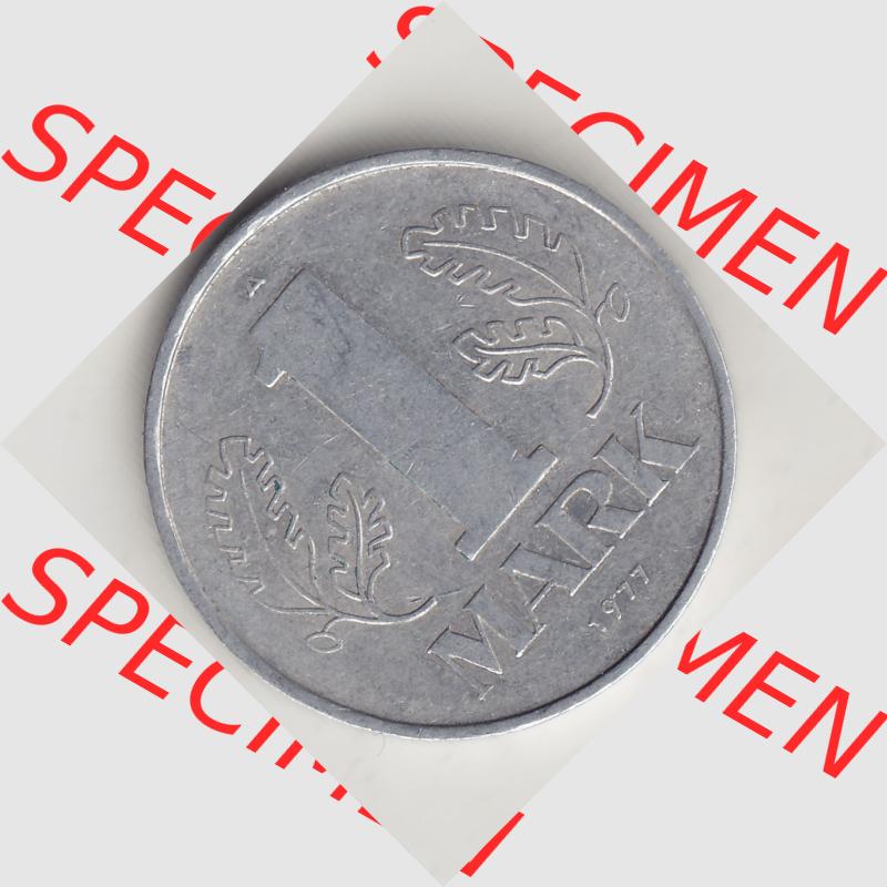 DDR Münze 1956-1990 Umlaufmünze / Kursmünze 1972-1990, A 1 Mark 1977-5. Rückseite der 1-Mark Münzen der DDR. Hier im online Katalog befinden sich 1 Mark-Stücke,... Sammlung
