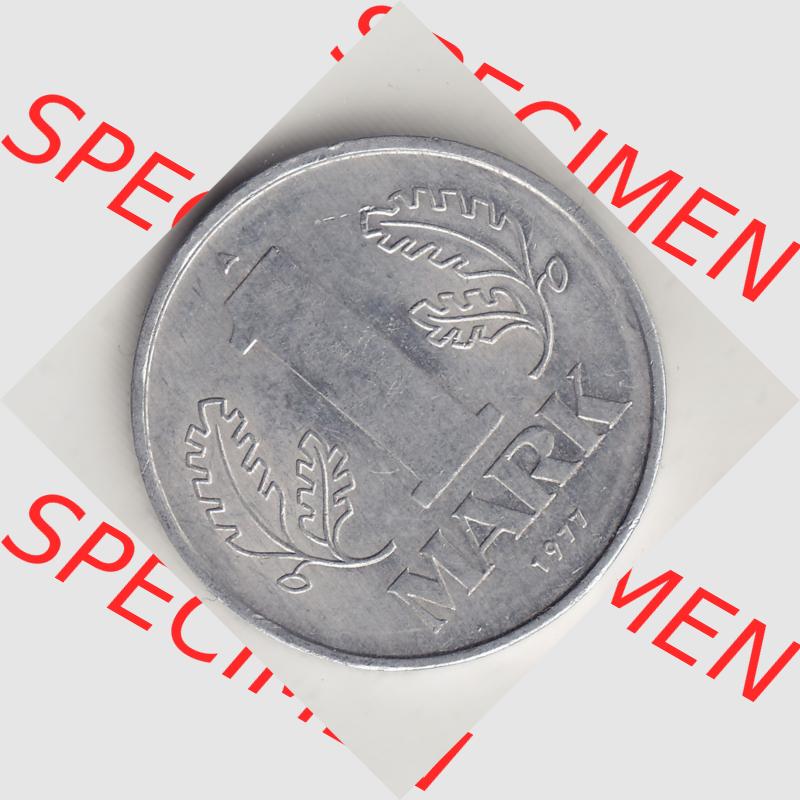 DDR Münze 1956-1990 Umlaufmünze / Kursmünze 1972-1990, A 1 Mark 1977-2. Rückseite der 1-Mark Münzen der DDR. Hier im online Katalog befinden sich 1 Mark-Stücke,... Sammlung