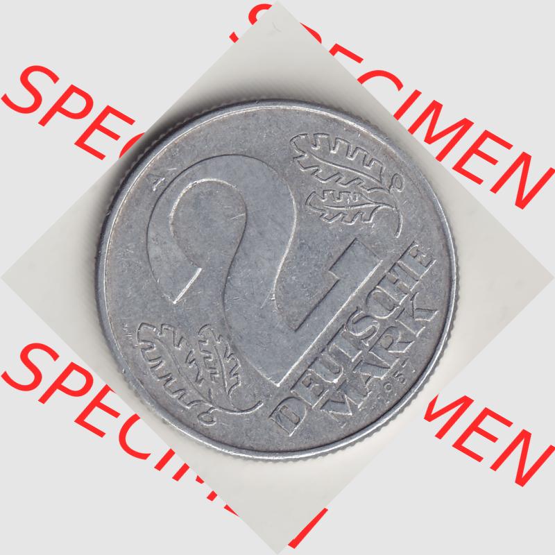 DDR Münze 1957-1990 Umlaufmünze / Kursmünze 1957-1957, A 2 Deutsche Mark 1957-1. Rückseite der 2-Mark Münzen der DDR. Hier im online Katalog befinden sich... Sammlung