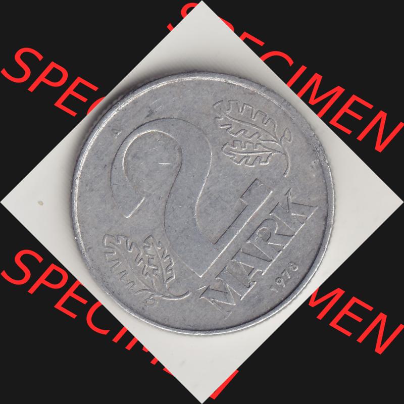 DDR Münze 1957-1990 Umlaufmünze / Kursmünze 1972-1990, A 2 Mark 1978. Rückseite der 2-Mark Münzen der DDR. Hier im online Katalog befinden sich 2 Mark-Stücke,... Sammlung