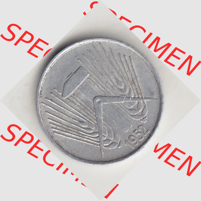 DDR Münze 1948-1990 Umlaufmünze / Kursmünze 1952-1953, A 5 Pfennig 1952-1. Vorderseite der 5 Pfennig Münze der DDR. Hier im online Katalog befinden sich 5 Pfennig-Stücke,... Sammlung
