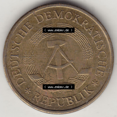 DDR Münze 1969-1990 Umlaufmünze / Kursmünze 1969-1990, 20 Pfennig 1969 (Stück 3), DDR-Telefonmünze. Vorderseite der 20 Pfennig... Sammlung