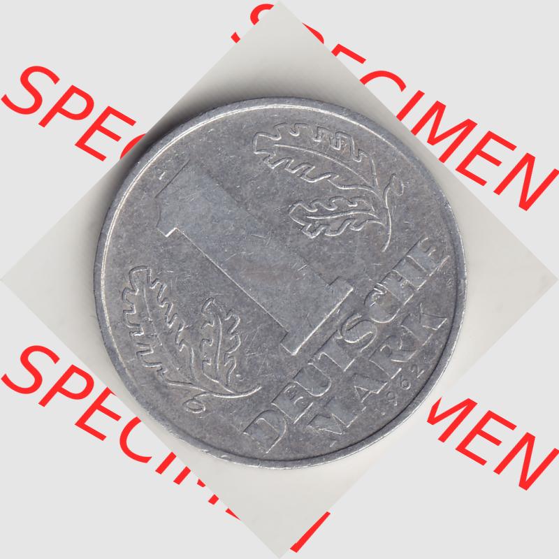 DDR Münze 1956-1990 Umlaufmünze / Kursmünze 1956-1963, A 1 Deutsche Mark 1962-3. Rückseite der 1-Mark Münzen der DDR. Hier im online Katalog befinden sich... Sammlung