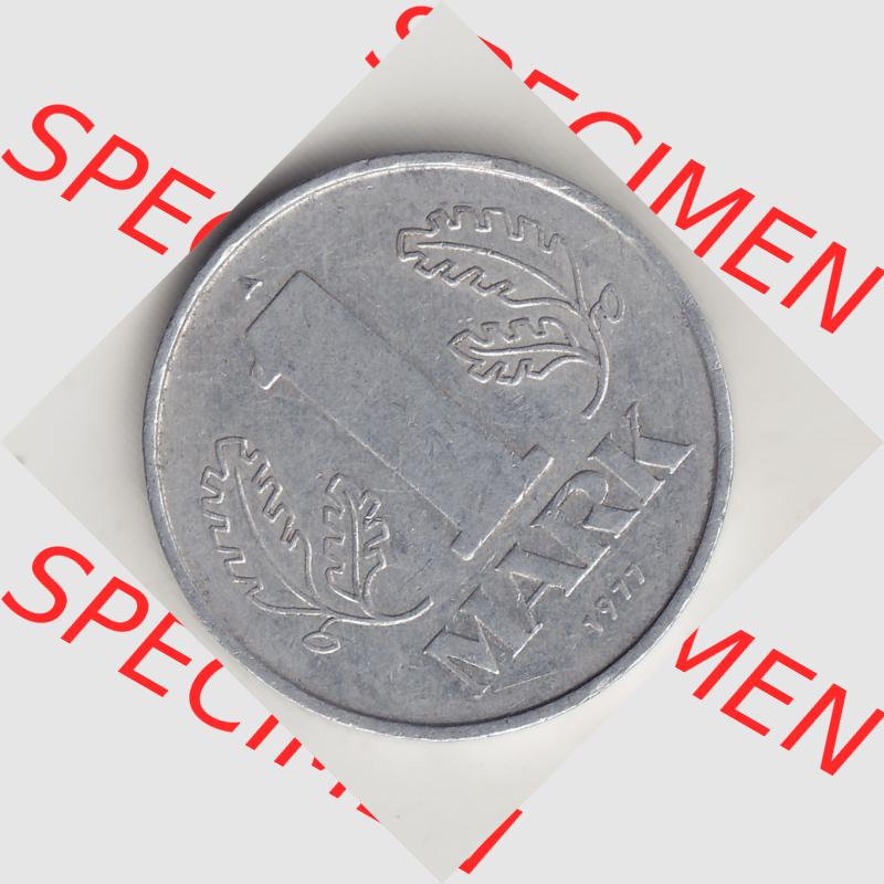 DDR Münze 1956-1990 Umlaufmünze / Kursmünze 1972-1990, A 1 Mark 1977-4. Rückseite der 1-Mark Münzen der DDR. Hier im online Katalog befinden sich 1 Mark-Stücke,... Sammlung