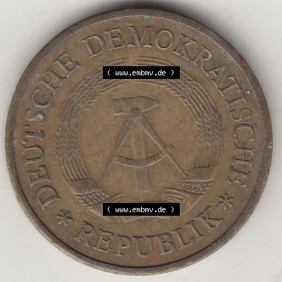 DDR Münze 1969-1990 Umlaufmünze / Kursmünze 1969-1990, 20 Pfennig 1971 (Stück 2), DDR-Telefonmünze. Vorderseite der 20 Pfennig... Sammlung