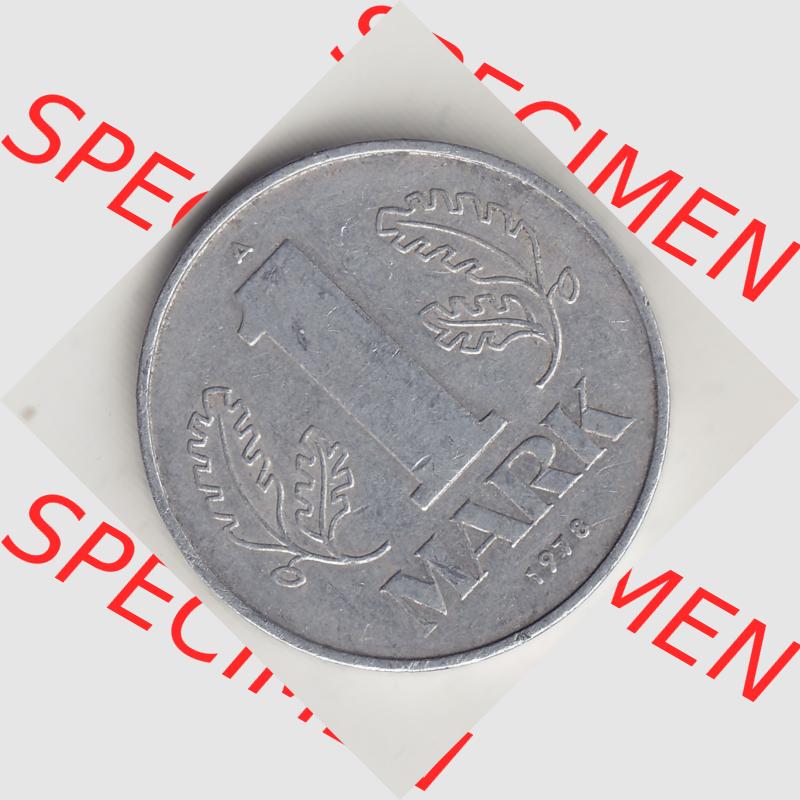 DDR Münze 1956-1990 Umlaufmünze / Kursmünze 1972-1990, A 1 Mark 1978. Rückseite der 1-Mark Münzen der DDR. Hier im online Katalog befinden sich 1 Mark-Stücke,... Sammlung