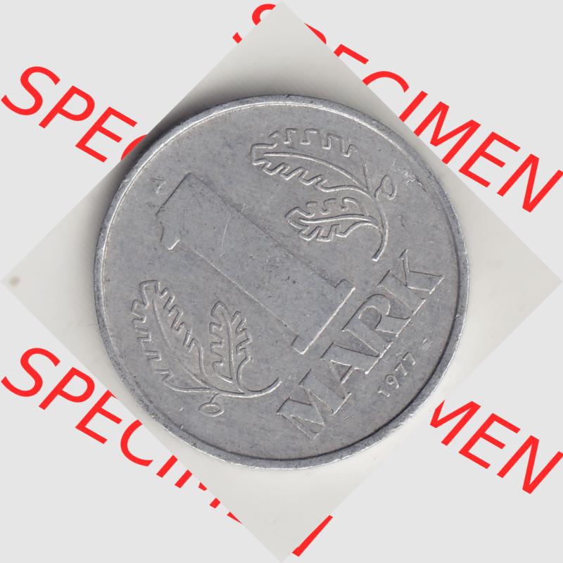 DDR Münze 1956-1990 Umlaufmünze / Kursmünze 1972-1990, A 1 Mark 1977-3. Rückseite der 1-Mark Münzen der DDR. Hier im online Katalog befinden sich 1 Mark-Stücke,... Sammlung