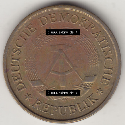 DDR Münze 1969-1990 Umlaufmünze / Kursmünze 1969-1990, 20 Pfennig 1969 (Stück 2), DDR-Telefonmünze. Vorderseite der 20 Pfennig... Sammlung