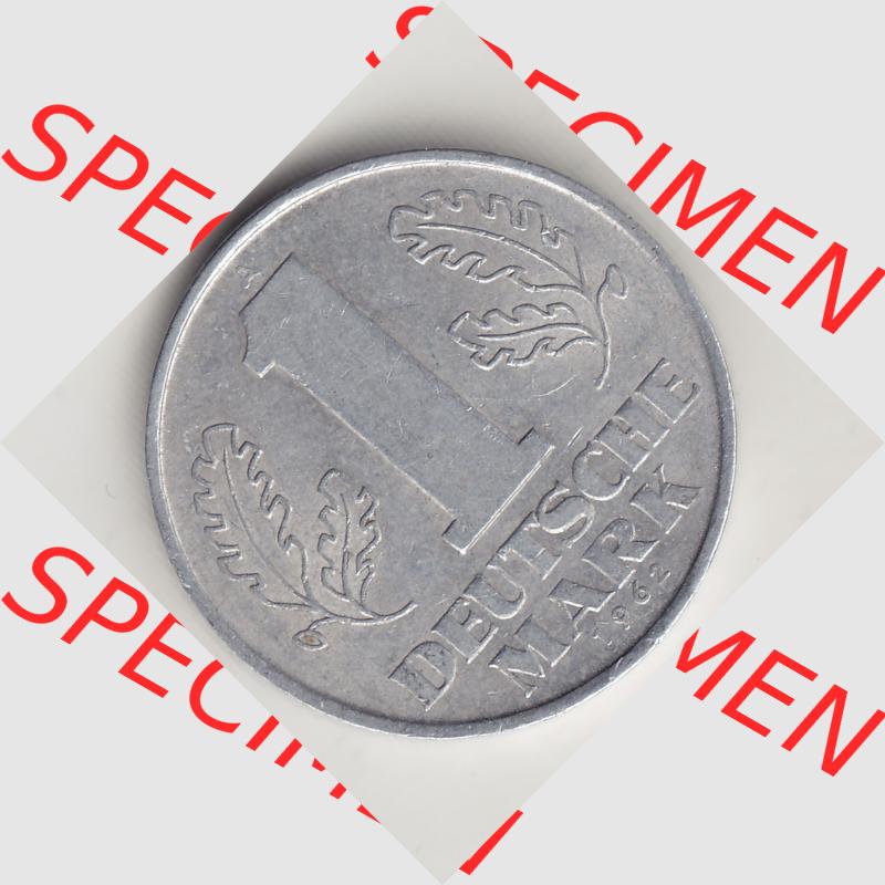 DDR Münze 1956-1990 Umlaufmünze / Kursmünze 1956-1963, A 1 Deutsche Mark 1962-4. Rückseite der 1-Mark Münzen der DDR. Hier im online Katalog befinden sich... Sammlung