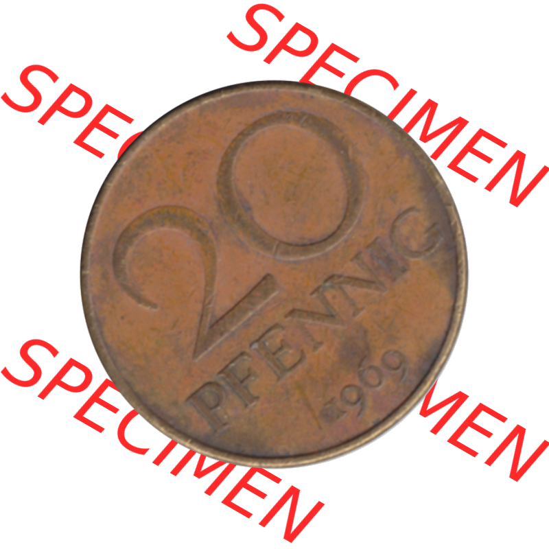 DDR Münze Umlaufmünze / Kursmünze 1969-1990, 20 Pfennig 1969-12, 1960er Jahre, DDR-Telefonmünze. Bildmaterial als transparente PNG-Grafik mit der Rückseite... Sammlung