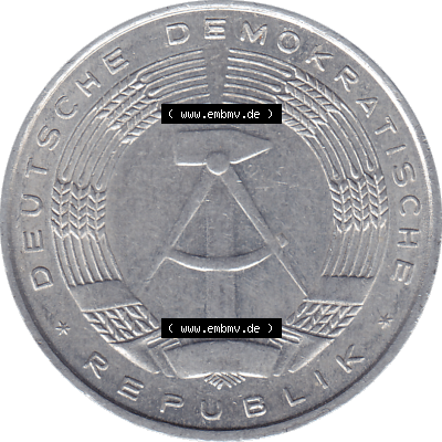 DDR Münze Umlaufmünze / Kursmünze 1958-1990, A 50 Pfennig 1971-1 der DDR-Mark. Vorderseite als transparente PNG-Grafik der 50-Pfennig Münzen der DDR. Hier im... Sammlung