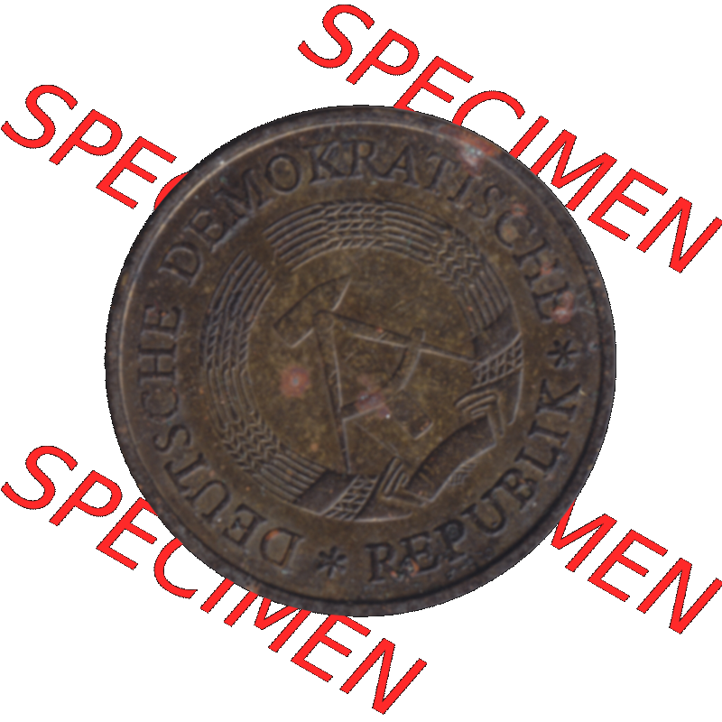 DDR Münze Umlaufmünze / Kursmünze 1969-1990, 20 Pfennig 1969-24, 1960er Jahre, DDR-Telefonmünze. Bildmaterial als transparente PNG-Grafik mit der Vorderseite... Sammlung