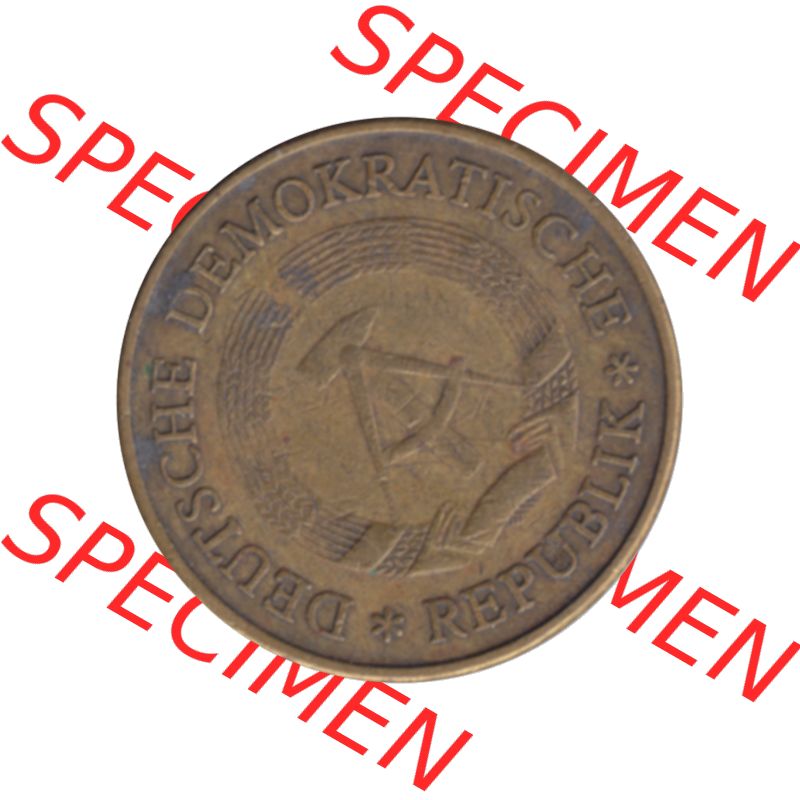 DDR Münze Umlaufmünze / Kursmünze 1969-1990, 20 Pfennig 1969-21, 1960er Jahre, DDR-Telefonmünze. Bildmaterial als transparente PNG-Grafik mit der Vorderseite... Sammlung