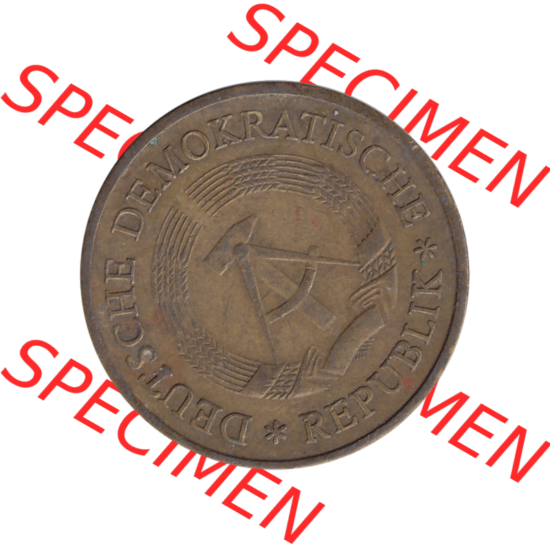 DDR Münze Umlaufmünze / Kursmünze 1969-1990, 20 Pfennig 1971-02, DDR-Telefonmünze. Vorderseite als transparente PNG-Grafik der 20-Pfennig Telefon-Münzen... Sammlung