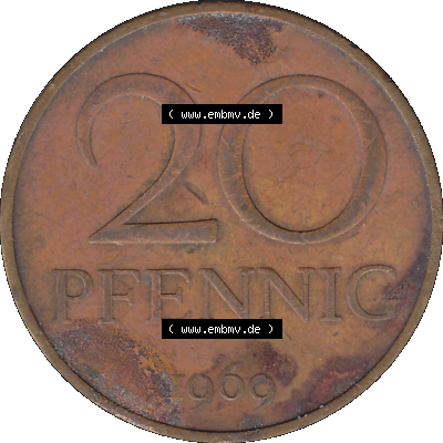 sich 20 / Zwanzig Pfennig-Stücke, bzw. Münzen Sammlung