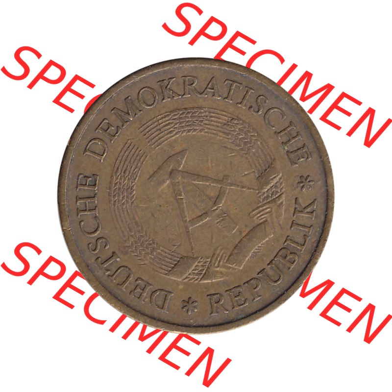 DDR Münze Umlaufmünze / Kursmünze 1969-1990, 20 Pfennig 1969-10, DDR-Telefonmünze. Bildmaterial als transparente PNG-Grafik mit der Vorderseite der 20 Pfennig... Sammlung