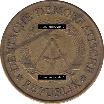 DDR Münze Umlaufmünze / Kursmünze 1969-1990, 20 Pfennig 1969-09, DDR-Telefonmünze. Bildmaterial als transparente PNG-Grafik mit der Vorderseite der 20 Pfennig... Sammlung
