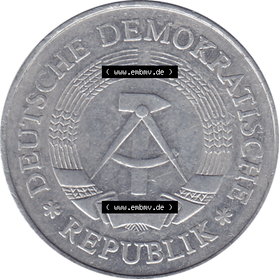 DDR Münze Umlaufmünze / Kursmünze 1972-1990, A 1 Mark 1978 (Stück 2). Bildmaterial als transparente PNG-Grafik mit der Vorderseite... Sammlung